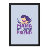 Mama My Forever Friend Wall Art, Mother Child Print, Mothers Day Gift, Nursery Decor, Mom Love Art, Sentimental Art, Home Decor - Tawshia