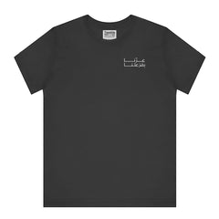 Classic Black Tee with Unique Text Print product