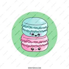 Cute Macaron Tote Bag, Kawaii Food, Pastel Colors, Sweet Treat, Bakery Lover Gift, Unique Design, Everyday Bag, Shopping Bag, Gift Idea - Tawshia