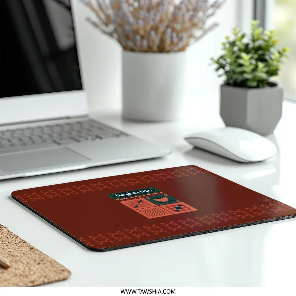 Retro Graphic Design Red Office Mouse Pad product