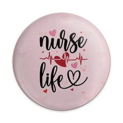 Nurse Life Pinback Button, Healthcare Worker Gift, Medical Profession Badge, Nursing School Student Button, Doctor Appreciation Button - Tawshia