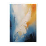 Abstract Art Photographic Print, Blue and Orange Wall Art, Modern Home Decor, Contemporary Fine Art Print - Tawshia