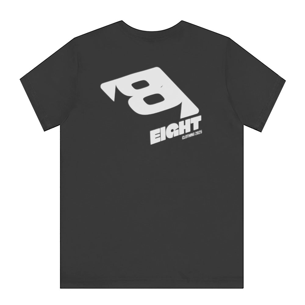 Enigmatic Black Graphic Tee with Bold Design product type
