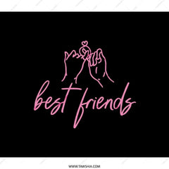 Best Friends Backpack, Friendship Backpack, Pinky Promise Backpack, Gift for Friend, Friendship Day Backpack - Tawshia