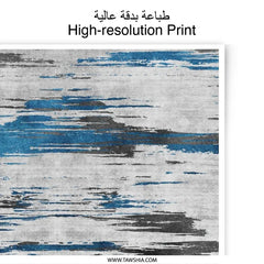 Abstract Art Photographic Print, Blue and Grey Wall Decor, Modern Home Art, Contemporary Art Print, Abstract Pattern Print - Tawshia