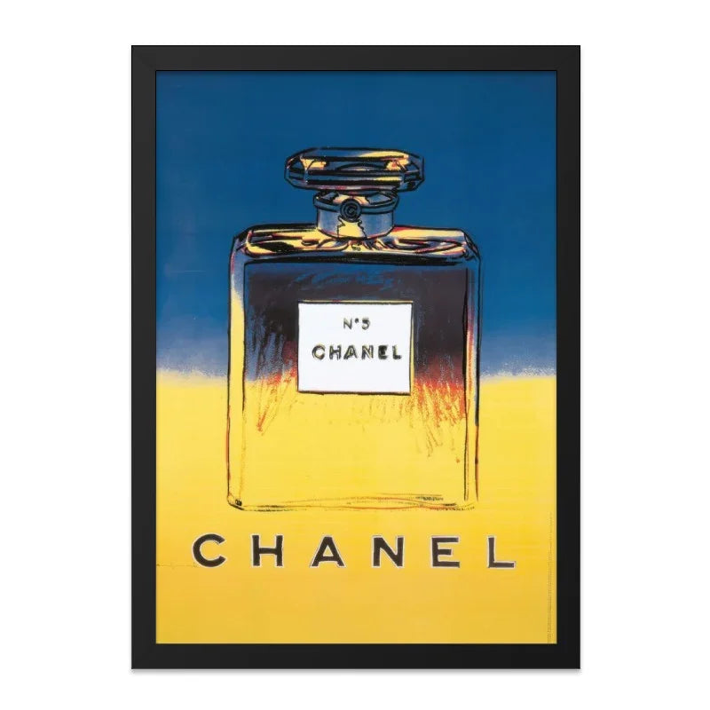 Chanel No 5 Wall Art, Pop Art Poster, Perfume Bottle Print, Modern Home Decor, Trendy Art Print - Tawshia