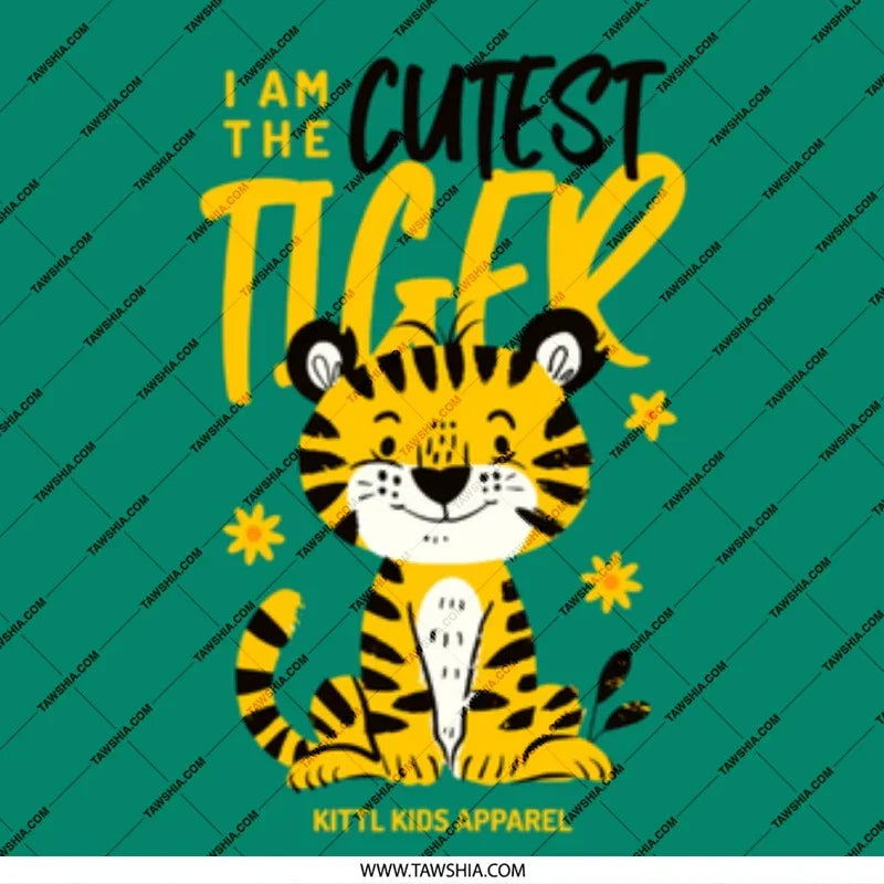 I Am The Cutest Tiger Kids Apparel Product