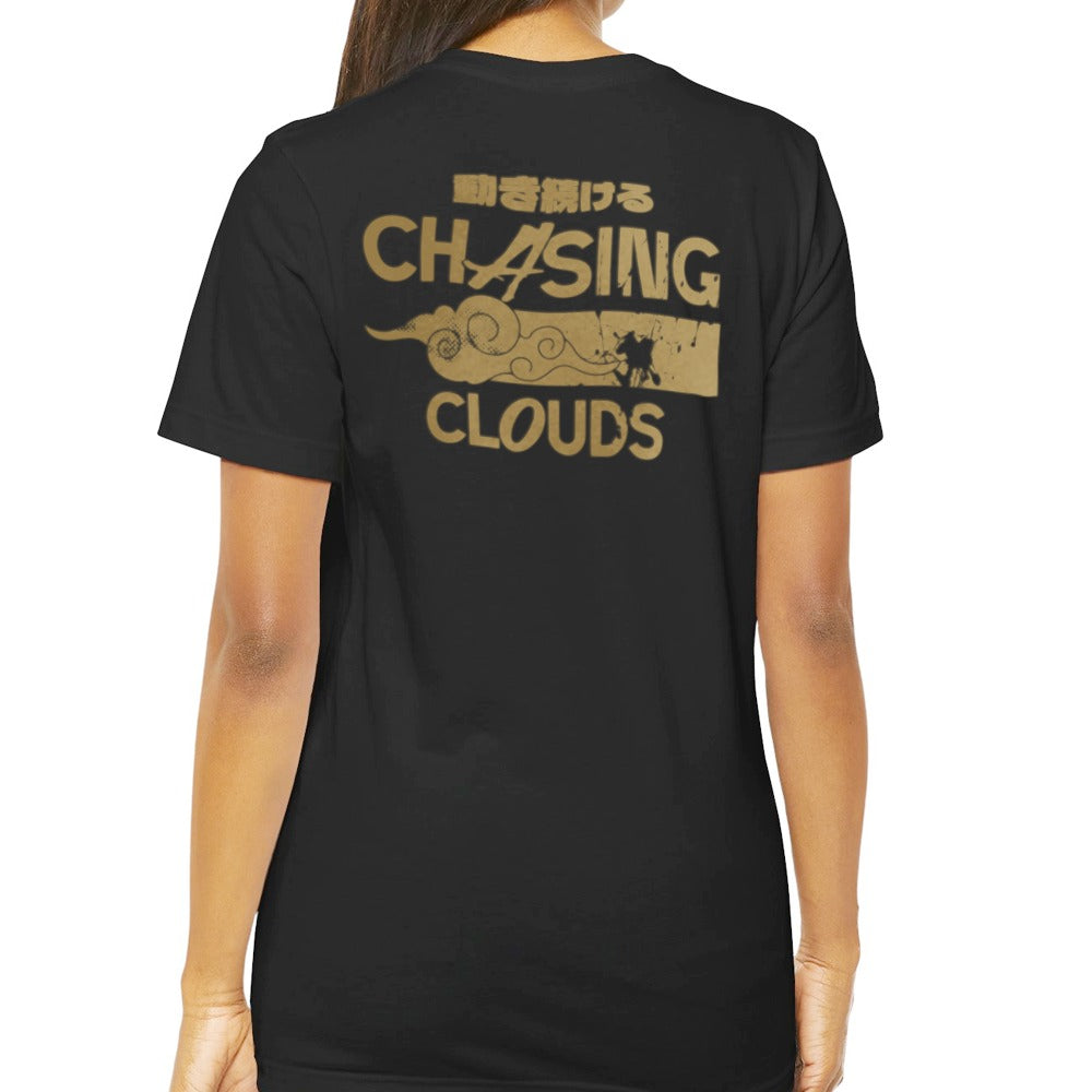 Chasing Clouds Graphic Black Tee Shirt product type