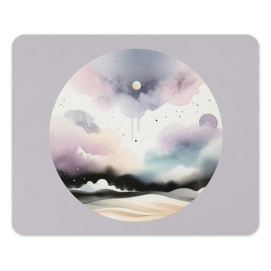 Dreamy Watercolor Clouds Mouse Pad, Aesthetic Pastel Sky Desk Accessory, Fantasy Landscape Computer Mat, Office Decor, Artistic Gift Idea - Tawshia