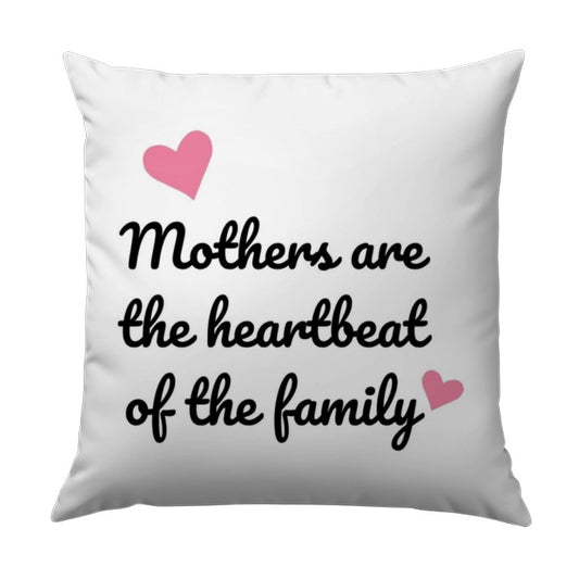 Mothers Heartbeat Pillow, Family Love Pillow, Decorative Pillow, Home Decor Pillow, Gift for Mom Pillow, Sentimental Pillow - Tawshia