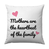 Mothers Heartbeat Pillow, Family Love Pillow, Decorative Pillow, Home Decor Pillow, Gift for Mom Pillow, Sentimental Pillow - Tawshia