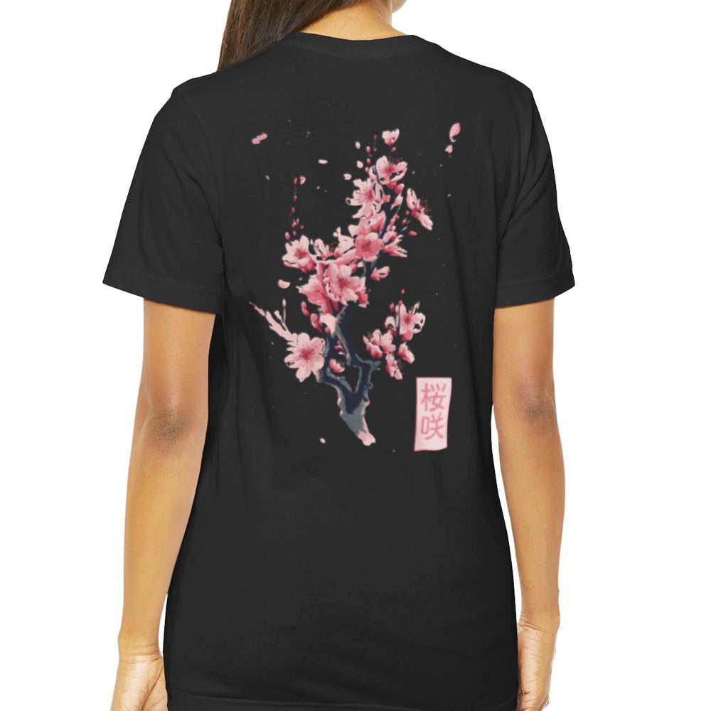 Blossom Print Oversized Back Graphic Tee product type