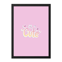 Cute Wall Art, Kawaii Decor, Pastel Art Print, Girly Room Decor, Trendy Wall Hanging, Aesthetic Art, Home Decor, Gift Idea - Tawshia