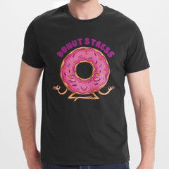 Donut Stress Funny Graphic Printed T-shirt product