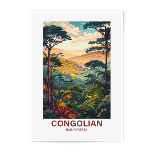 Congolese Rainforests Photographic Print, Jungle Art, African Scenery, Nature Wall Decor, Landscape Photography, Home Decor - Tawshia