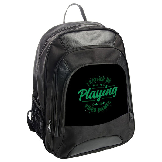 Gamer Backpack, Video Games, Playing Video Games BackPack, Gift for Gamers, Gamer Gift, I Rather Be Playing Video Games BackPack - Tawshia