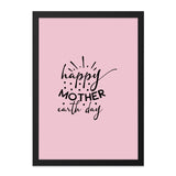 Happy Mother Earth Day Wall Art, Eco Friendly Decor, Earth Day Gift, Environmental Awareness, Inspirational Wall Decor - Tawshia
