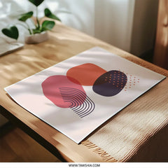 Abstract Photographic Print, Modern Art Print, Minimalist Wall Art, Geometric Shapes, Home Decor, Living Room Art, Aesthetic Print - Tawshia