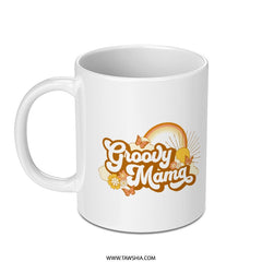 Groovy Mama Retro Themed Ceramic Coffee Mug product