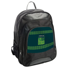 Stylish Modern Design Black and Green Backpack product type