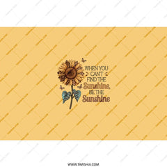 Sunflower Tumbler, Leopard Print Tumbler, Sunshine Quote, Motivational Gift, Gift for Her, Inspirational Tumbler, Floral Tumbler - Tawshia