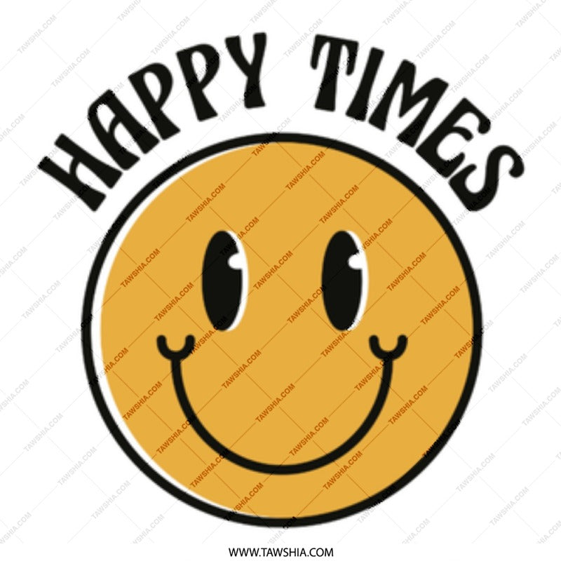 Happy Times Smiley Face Design Enjoyment Product