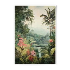 Tropical Photographic Print, Jungle Wall Art, Lush Greenery Decor, Exotic Landscape Photo, Palm Tree Scene, Nature Photography - Tawshia