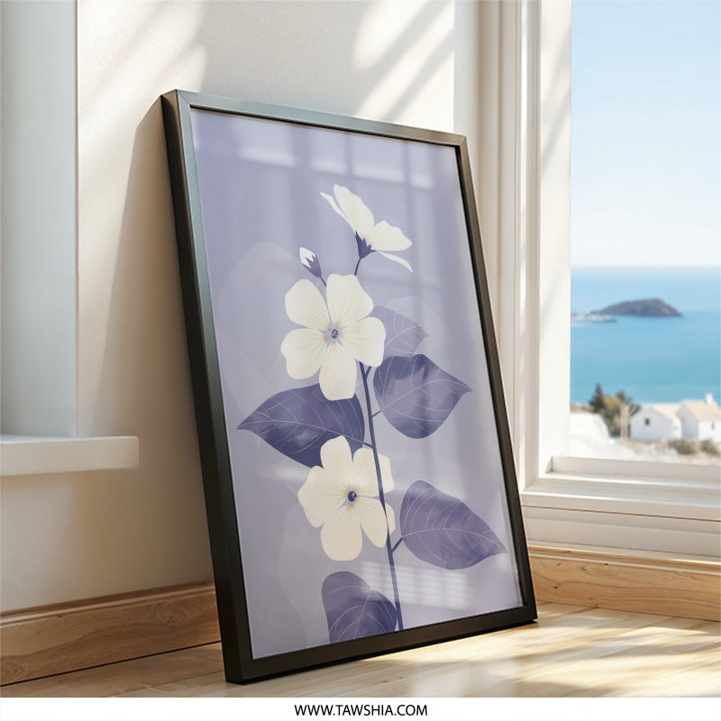 Floral Wall Art, Flower Print, Botanical Wall Decor, Floral Art Print, Floral Home Decor, Modern Wall Art, Flower Wall Art (138) - Tawshia