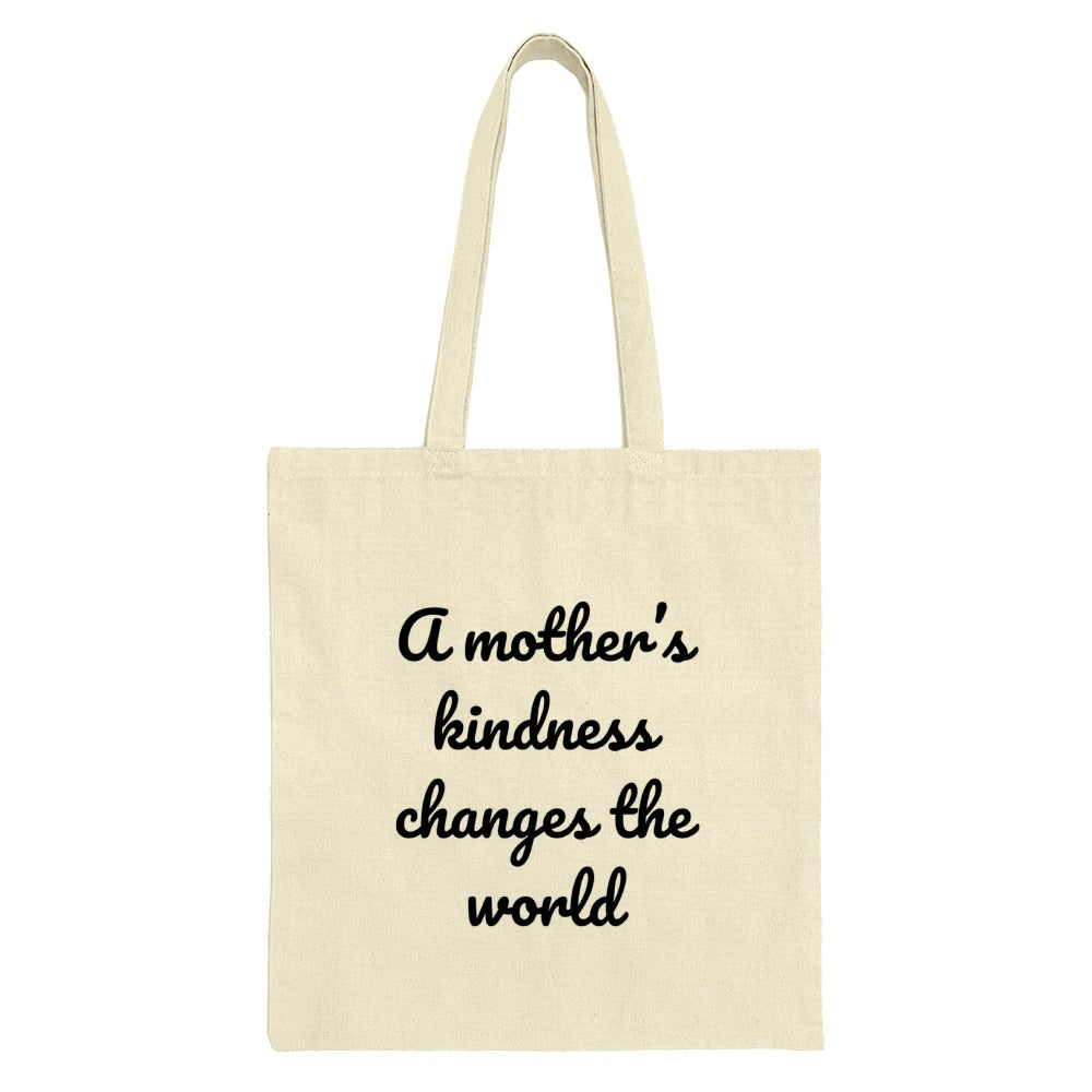 Mother's Kindness Tote, Inspirational Tote, Quote Tote Bag, Gift for Mom, Everyday Bag, Shopping Tote Bag - Tawshia