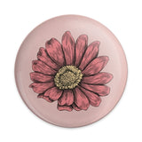 Pink Daisy Pinback Button, Floral Button, Flower Pinback Button, Botanical Button, Cute Button, Aesthetic Button, Gift Idea - Tawshia