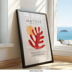 Matisse Wall Art Print, Henri Matisse Art, Abstract Leaf, Modern Art Print, Gallery Wall Art, Home Decor, Matisse Exhibition Poster - Tawshia