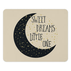 Sweet Dreams Little One Mouse Pad, Celestial Nursery Decor, Starry Moon Design, Cute Office Accessory, Unique Desk Mat - Tawshia