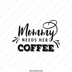 Mommy Needs Coffee Pillow, Gift for Mom, Coffee Lover Pillow, Mother's Day Gift, New Mom Gift, Home Decor Pillow - Tawshia