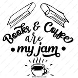 Books and Coffee Pinback Button, Funny Pin, Coffee Lover Gift, Book Lover Gift, Bookworm, Reader Accessory, I love reading, Cute Buttons - Tawshia