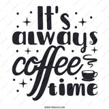 Coffee Time Pinback Button, Always Coffee, Coffee Lover Gift, Caffeine Addict, Coffee Pin, Funny Pinback Buttons, Drink Accessories - Tawshia