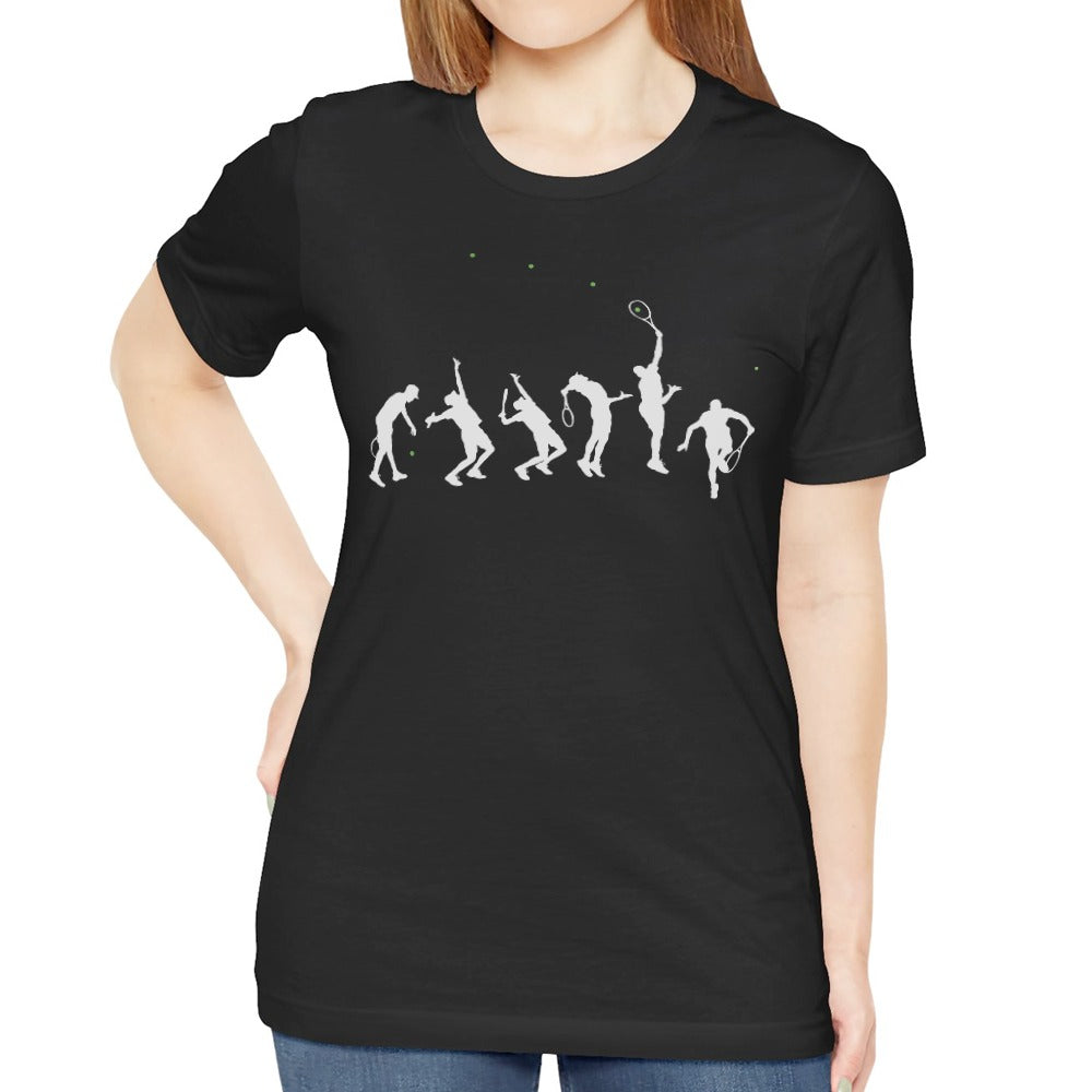 Evolution of Tennis Graphic Tee Shirt product type