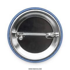 Coffee Lover Pinback Button, Yawn Silent Scream Coffee Pin, Caffeine Addict Button, Funny Quote Pin, Blue Pinback Button, Coffee Humor - Tawshia