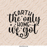 Earth The Only Home Mirror, Eco Friendly Gift, Environmentalist Gift, Go Green Mirror, Save Earth Mirror, Pocket Mirror, Compact Mirror - Tawshia