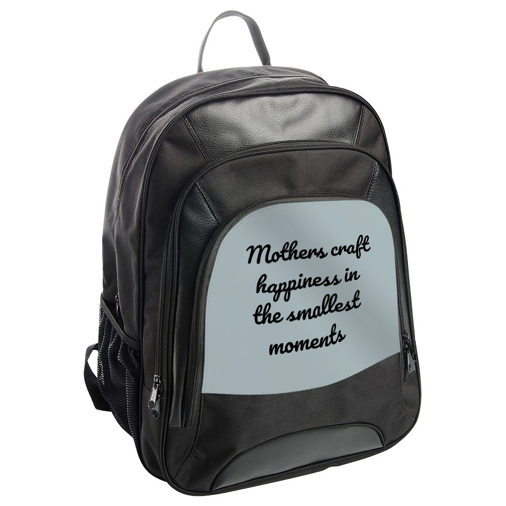 Mothers Craft Happiness Backpack, Mom Gift, Mothers Day, Gift for Her, Travel Backpack, Bookbag, Everyday Backpack, Quote Backpack - Tawshia