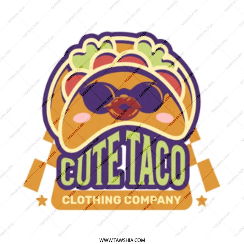 Cute Taco Clothing Company Logo product type