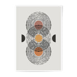 Abstract Photographic Print, Geometric Wall Art, Minimalist Decor, Circle Star Art Print, Modern Home Decor, Fine Art Print, Wall Decor - Tawshia