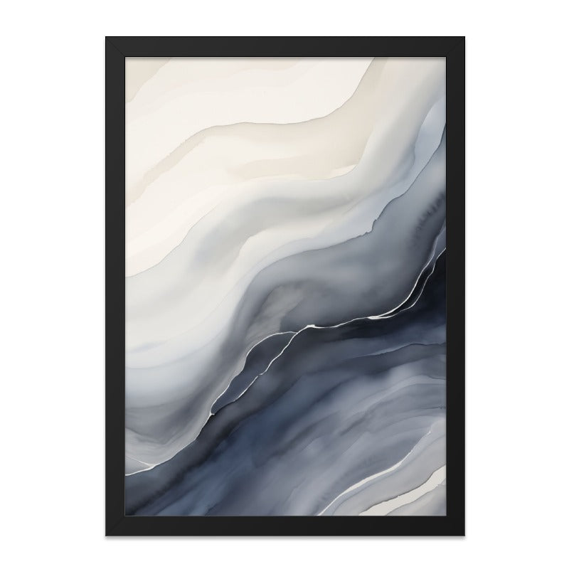 Abstract Ink Wash Wall Art, Minimalist Art Print, Neutral Tones Painting, Modern Home Decor, Contemporary Art, Calming Artwork - Tawshia