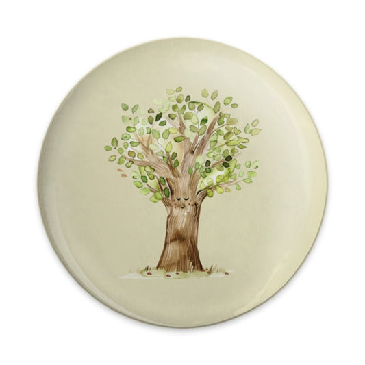 Tree Pinback, Cute Tree Badge, Nature Inspired Pin, Tree with Face Button, Unique Pin, Aesthetic Badge, Whimsical Tree Gift, Tree Lover Pin - Tawshia