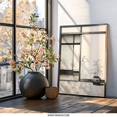 Japanese Wall Art, Zen Interior Print, Minimalist Decor, Asian Home Decor, Bamboo Wall Art - Tawshia