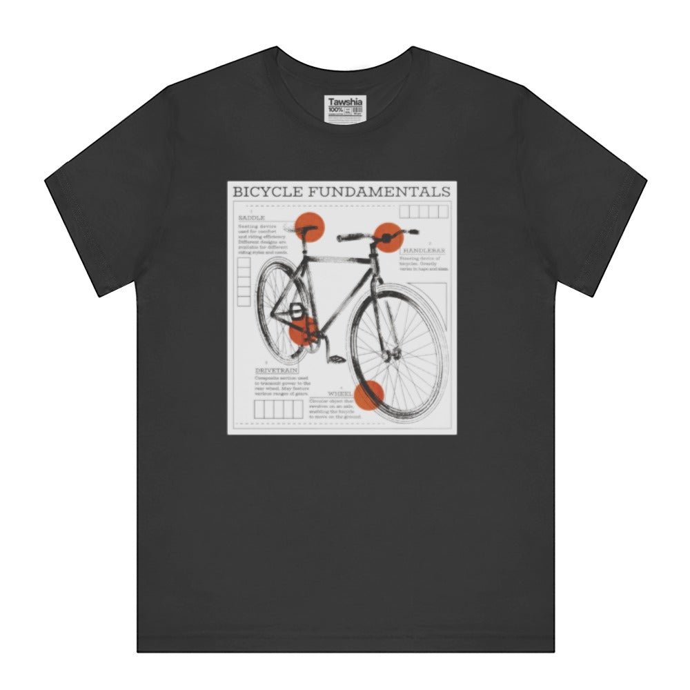 Bicycle Fundamentals Diagram T-Shirt product type