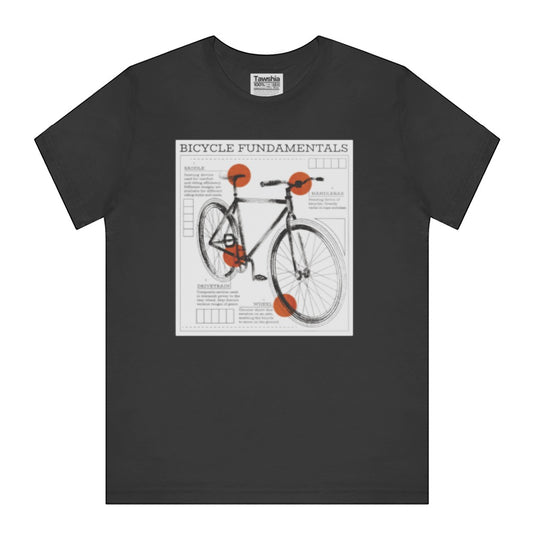Bicycle Fundamentals Diagram T-Shirt product type