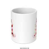 Cake Mug, Watercolor Cake, Dessert Mug, Raspberry Cake Art, Rose Cake Mug, Birthday Gift Mug, Baking Lover Mug, Coffee Mug, Tea Mug - Tawshia