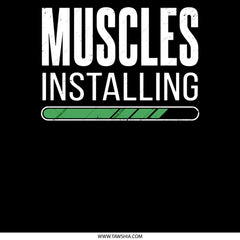 Muscles Installing Workout Motivation Shirt product type