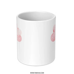 Pink Tree Mug, Watercolor Tree Art, Cute Tree Design, Unique Coffee Mug, Tea Cup, Gift Idea, Decorative Mug, Whimsical Tree Mug - Tawshia