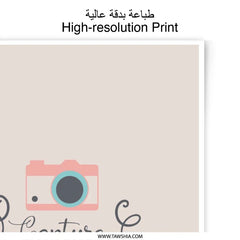 Capture Your Dream Photographic Prints, Motivational Prints, Modern Art, Cute Camera Decor, Inspirational Prints, Dream Art - Tawshia